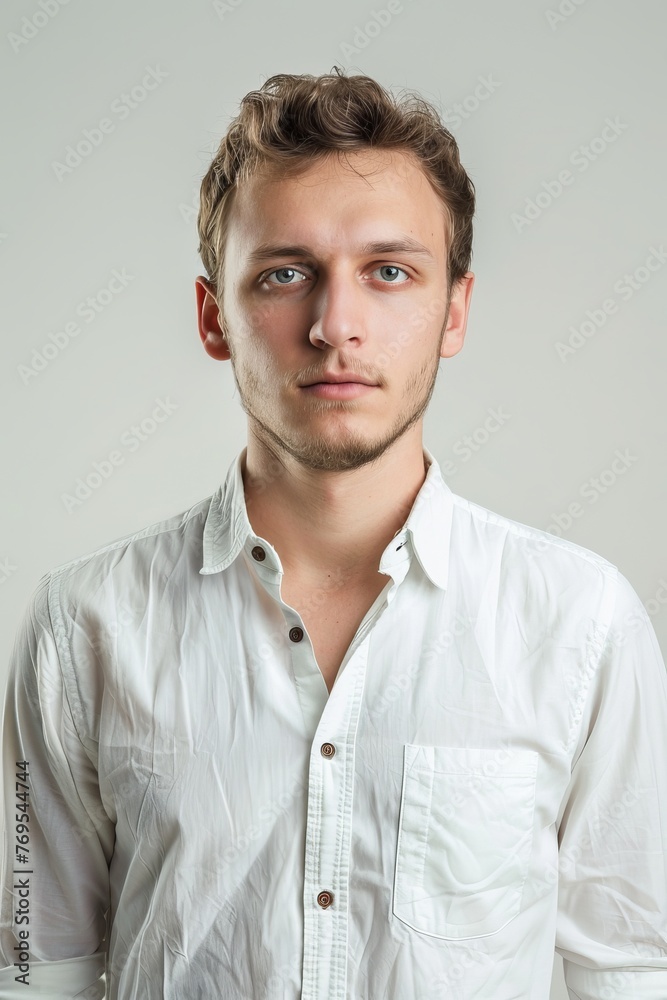 portrait of a man against a background of white, ultra high resolution, clear background HD -- portrait of a man against a background of white, ultra high resolution, clear background HD --