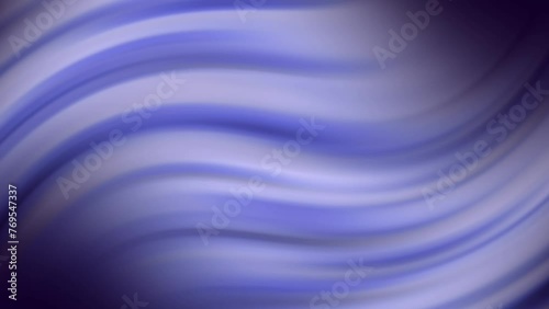 Minimalist abstract  blue seamless loop animated background.  Wavy animated background with soft blurred gradient color.  Digital smooth wallpaper. Animated soft pattern.
