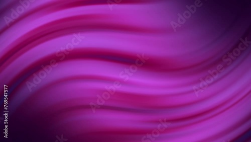 Minimalist abstract purple seamless loop animated background.  Wavy animated background with soft blurred gradient color.  Digital smooth wallpaper. Animated soft pattern.