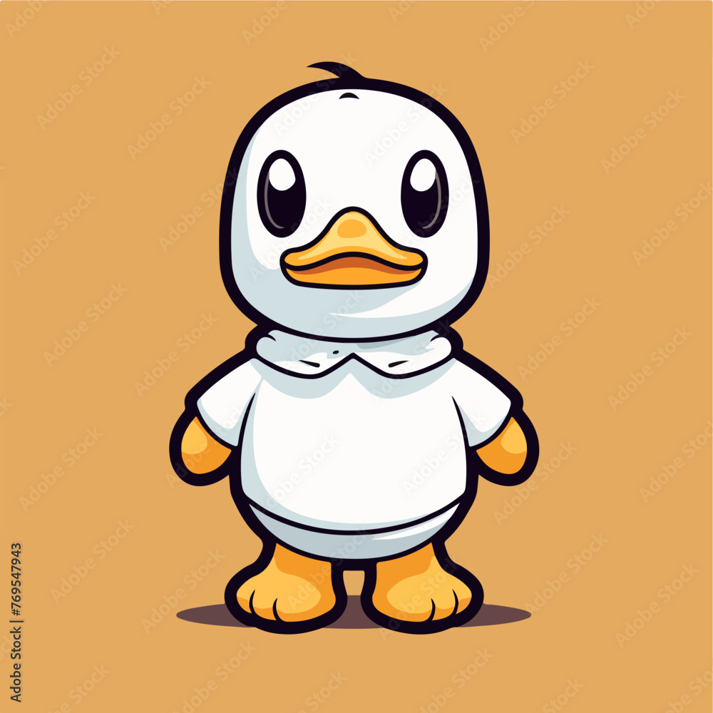 duck logo vector art template illustration duck logo vector art template illustration
