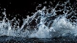 An captivating image capturing the dynamic spray of water in motion