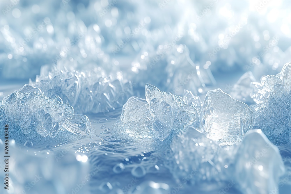 Snow ice editable text effect Snow ice editable text effect