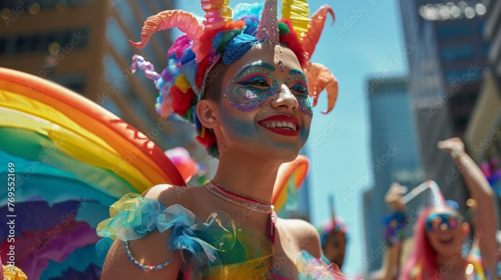 person in the carnival person in the carnival