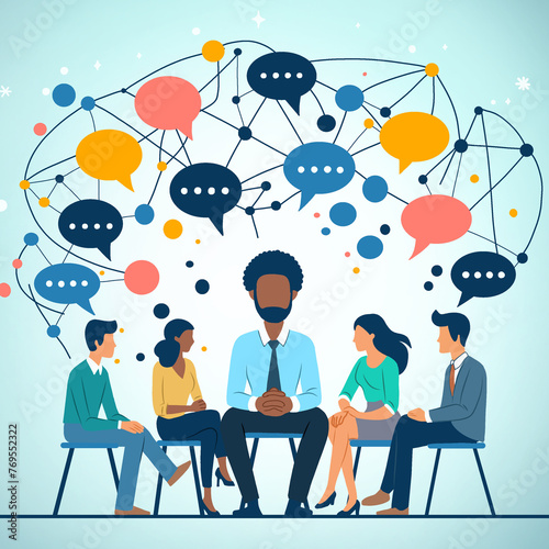 The first conversation changes knowledge and brainstorms.