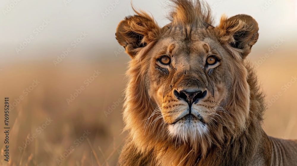 Fototapeta premium portrait of a lion