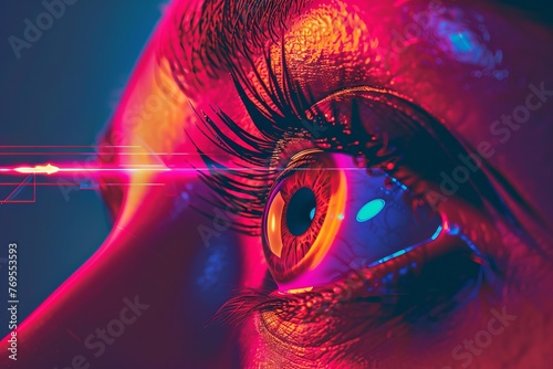 A laser vision correction poster
