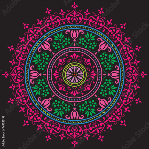 colorful Mandala Vector design