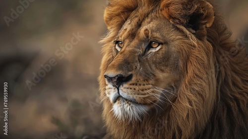 lion face