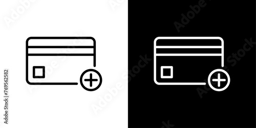 シンプルなクレジットカードのベクターアイコン