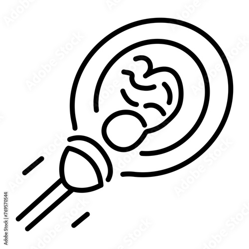 Check out linear icon of vacuum extraction 