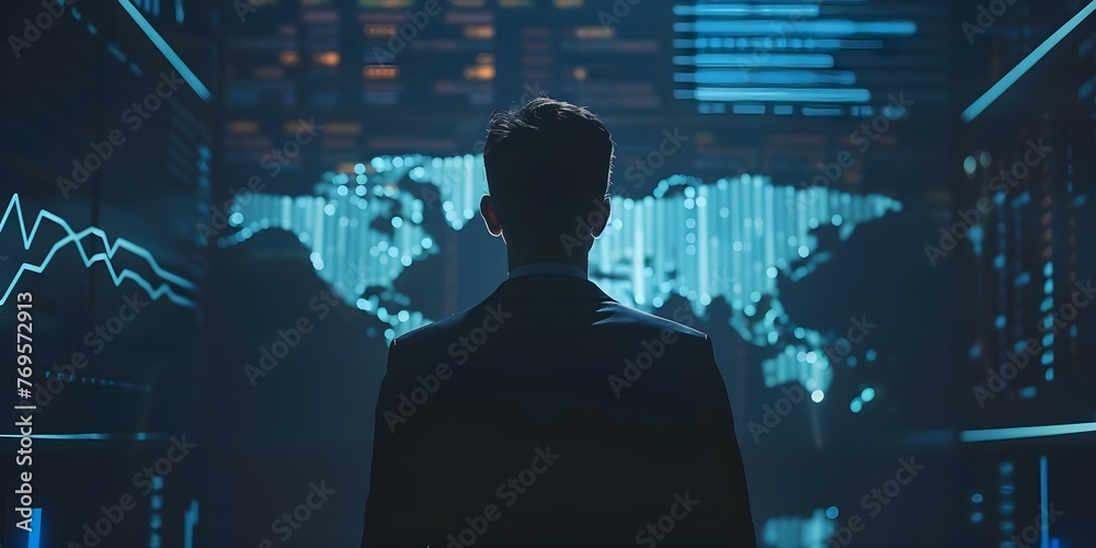 Analyzing Financial Growth in Stock Market Investments and Business Strategy. Concept Stock Market Investments, Financial Growth Analysis, Business Strategy, Market Trends, Investment Portfolio