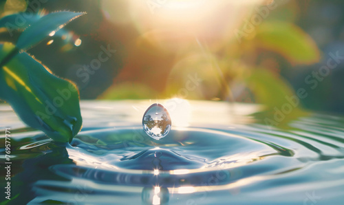 drop of water-generative ai