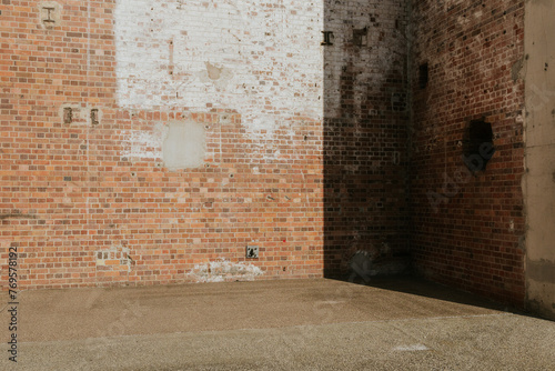 Industrial Bricks in Sunlight © mellumae photography