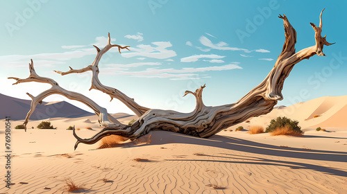 dry tree trunk