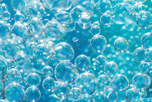 Abstract bubble pattern for background