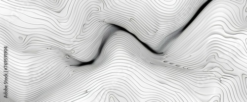 abstract background lineart, black and white. digital art style, banner or wallpaper. generative AI