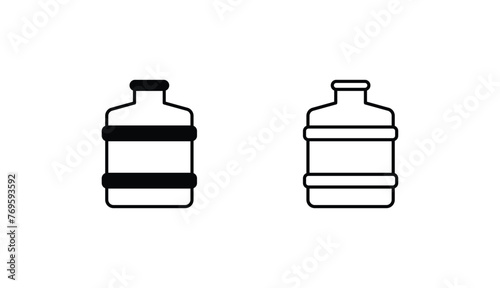 Sunscreen icon design with white background stock illustration