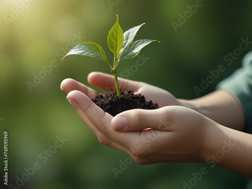 growth ecology hand agriculture nature plant leaf green life care