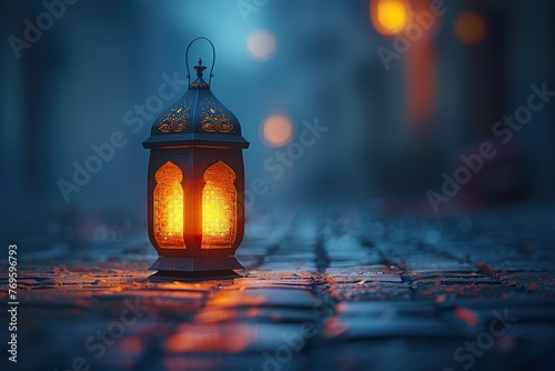 Holy month Ramadan ornamental lantern