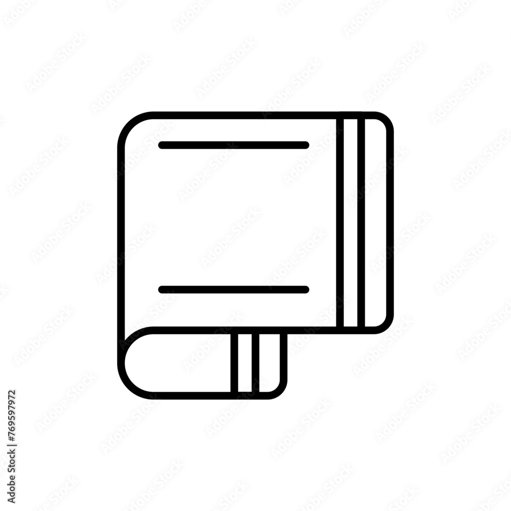 Blanket outline icons, minimalist vector illustration ,simple transparent graphic element .Isolated on white background Blanket outline icons, minimalist vector illustration ,simple transparent graphic element .Isolated on white background