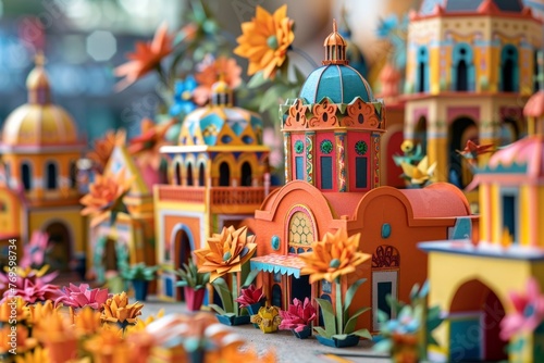 Origami Paper Town: Oaxaca's Cultural and Historical Essence