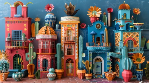 Origami Paper Town: Cinco de Mayo Historic Pride Essence