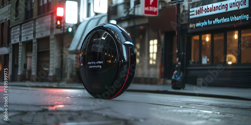 Innovative Personal Transport: The Future of Urban Mobility with Self-Balancing Electric Unicycles photo