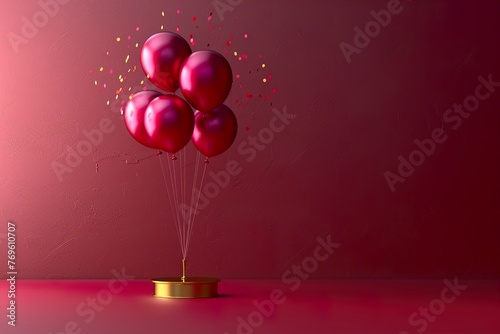 Party Balloons Decoration backdrop background wallpaper © urwa
