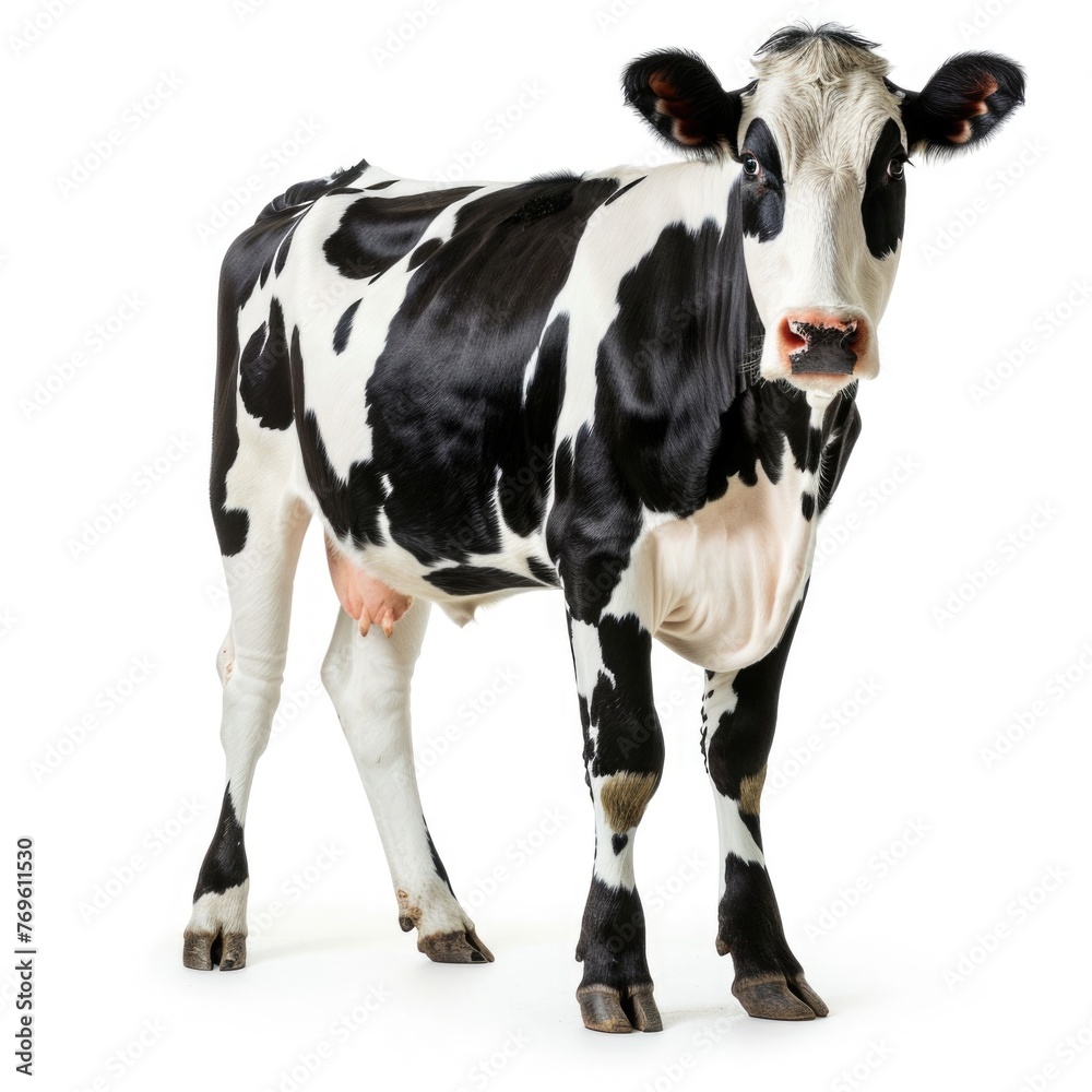 Cow isolated on white background