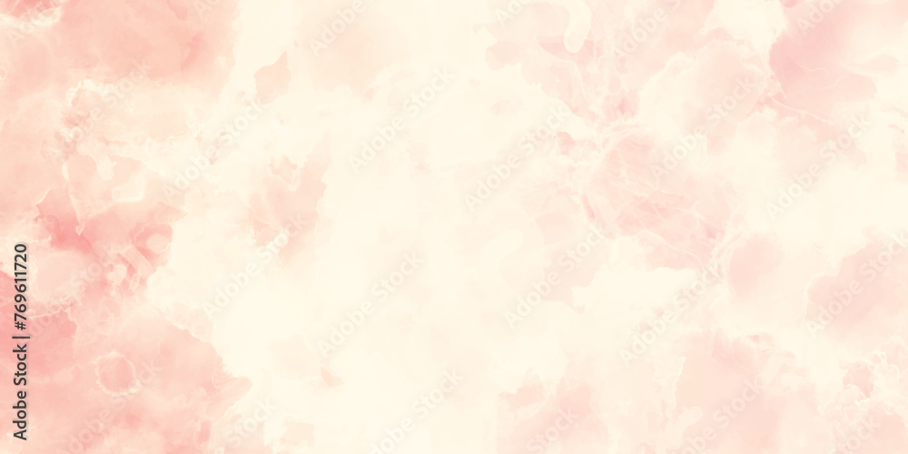 Abstract watercolor ink background. Soft pink background texture.