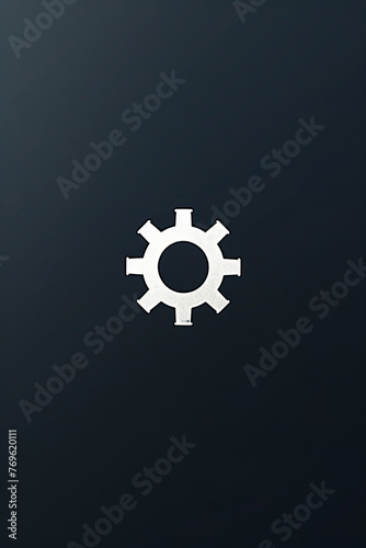 A machine gear logo design