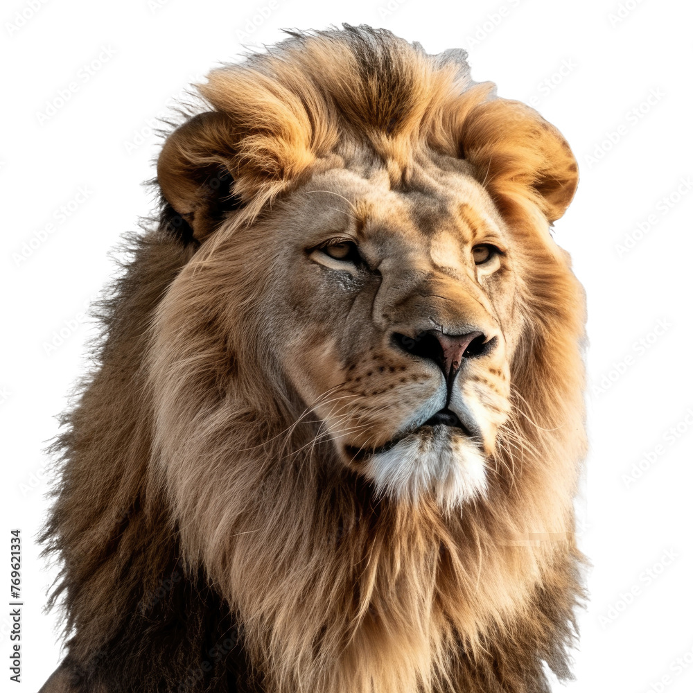 The Lion Isolated On Transparent Background