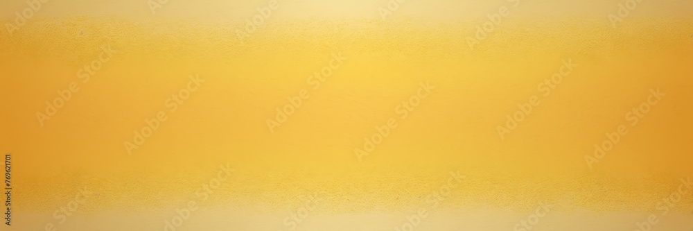 Apricot orange to lemon color gradient kraft paper grainy rough texture banner panoramic background banner template back from Generative AI - obrazy, fototapety, plakaty 