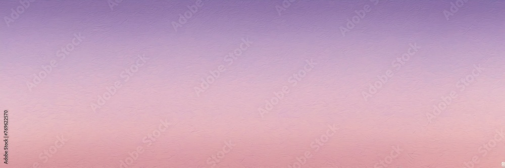 Lavender purple to blush pink color gradient kraft paper grainy rough texture banner panoramic background banner template backdrop from Generative AI - obrazy, fototapety, plakaty 