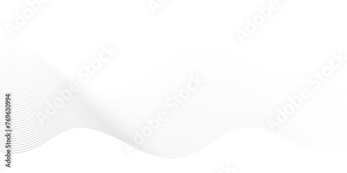Abstract white blend waves lines and technology background. Modern white flowing wave lines and glowing moving lines. Futuristic technology and sound wave lines background.
