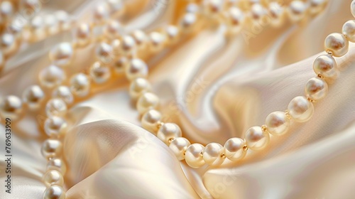 Sophisticated charm exuded by a gold necklace on white.