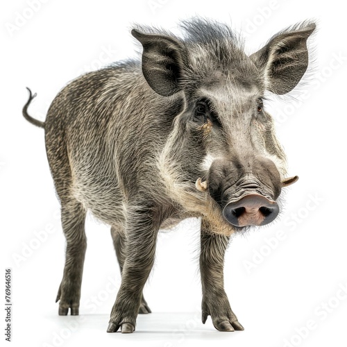 Wild Boar isolated on white background © thesweetsheep