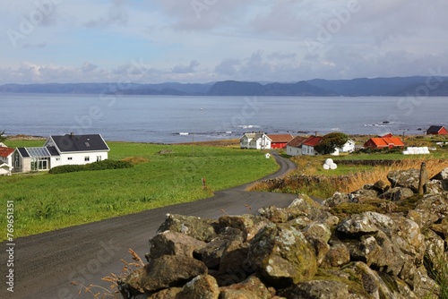 Rural road in Vest-Agder, Norway