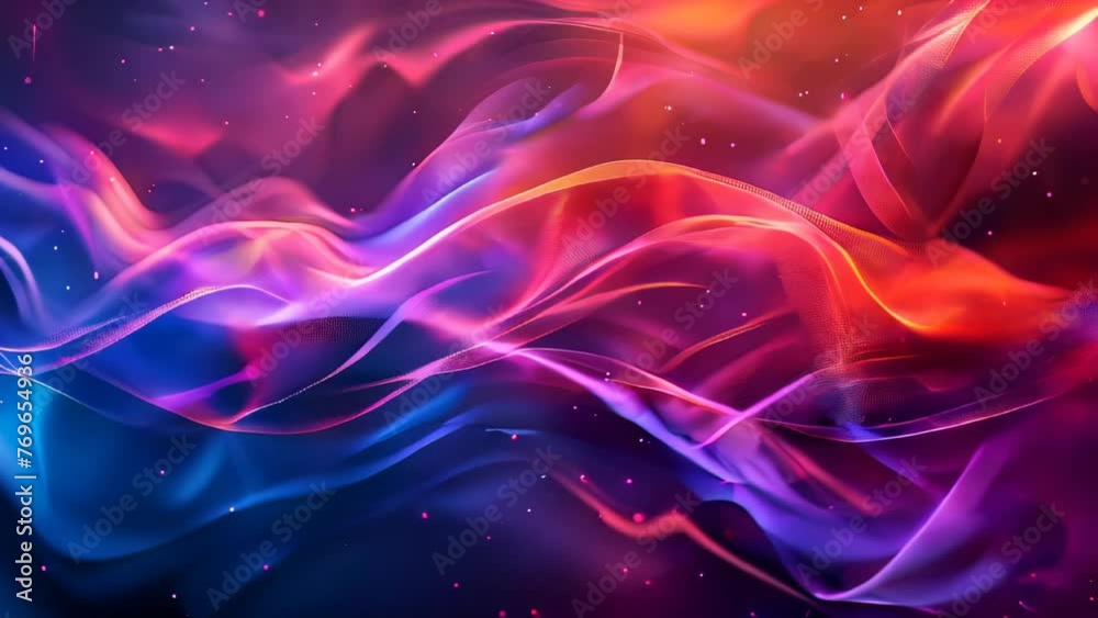 Abstract background with dynamic waves and particles. Vector illustration. EPS 10 Abstract background with dynamic waves and particles. Vector illustration. EPS 10