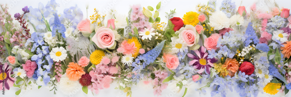 Fototapeta Vibrant Seasonal Floral Design - A Celebration of Springtime and Rejuvenation
