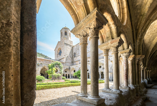Obraz na płótnie Abbaye de Fontfroide, France w salonie