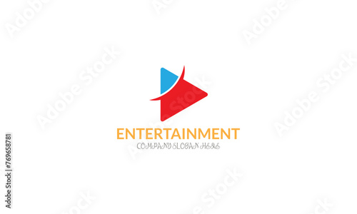 Free Download Entertainment logo icon, vector graphic illustration, - GFXLoad