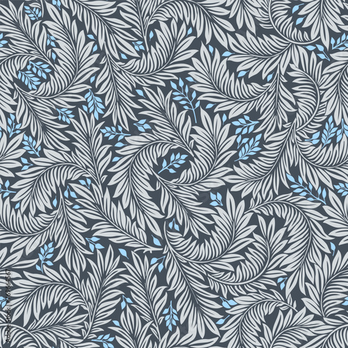 Floral vintage seamless pattern for retro wallpapers. Enchanted Vintage Flowe...