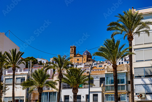  church in the Spanish town of Altea urban landscape © Joanna Redesiuk