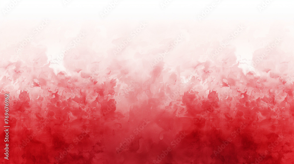 White to red gradient abstract background. AI generated