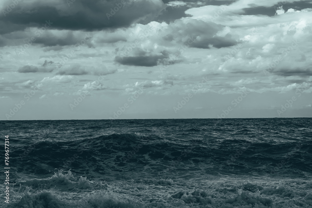 Fototapeta premium storm over the sea