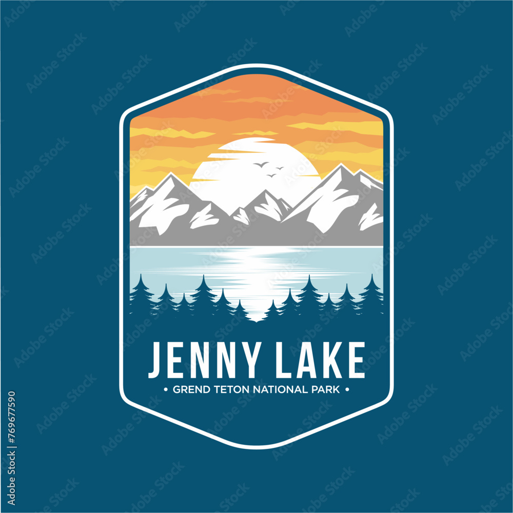 Logo of Jenny Lake located in Grand Teton National Park Logo of Jenny Lake located in Grand Teton National Park