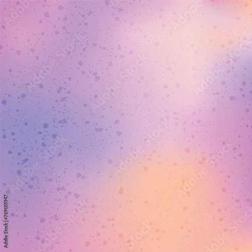 Background with a soft gradient and grainy texture vector illustration. Gradient in Y2K style Design covers  wallpapers  branding  business cards  social media and other .Noise and Gradient editable