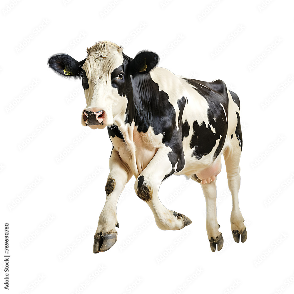 Cow Isolated on Transparent Background