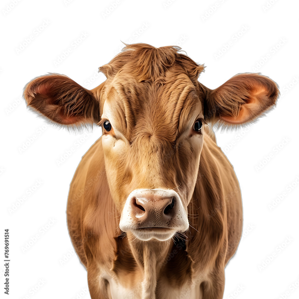 Cow Isolated on Transparent Background Cow Isolated on Transparent Background